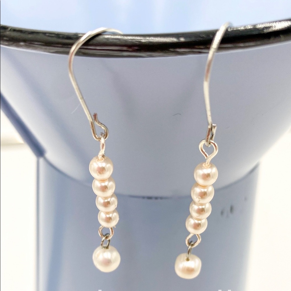 Faux Pearl Earrings